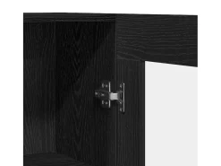 Estantería para libros Roble negro 82.5 x 30.5 x 150 cm