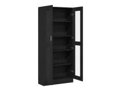 Estantería para libros Roble negro 82.5 x 30.5 x 185 cm
