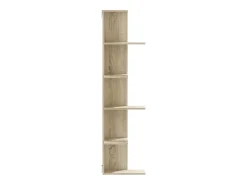 Estantería pared de esquina madera roble Sonoma 36,5x36,5x140cm ES964439