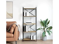 Estantería Roble artisan 60 x 30 x 153 cm Madera contrachapada