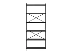 Estantería Roble negro 80 x 30 x 188 cm Madera contrachapada
