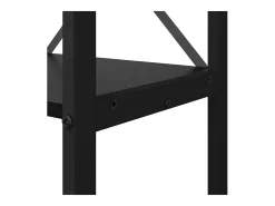 Estantería Roble negro 80 x 30 x 118 cm Madera contrachapada