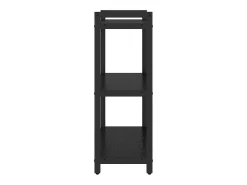 Estantería Roble negro 60 x 30 x 83 cm Madera contrachapada