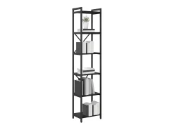 Estantería Roble negro 40 x 30 x 188 cm Madera contrachapada