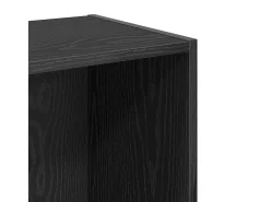 Estantería Roble negro 40 x 30 x 77 cm Madera contrachapada