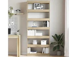 Estantería Roble Sonoma 80 x 30 x 198 cm Madera contrachapada