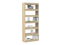 Estantería Roble Sonoma 80 x 30 x 198 cm Madera contrachapada