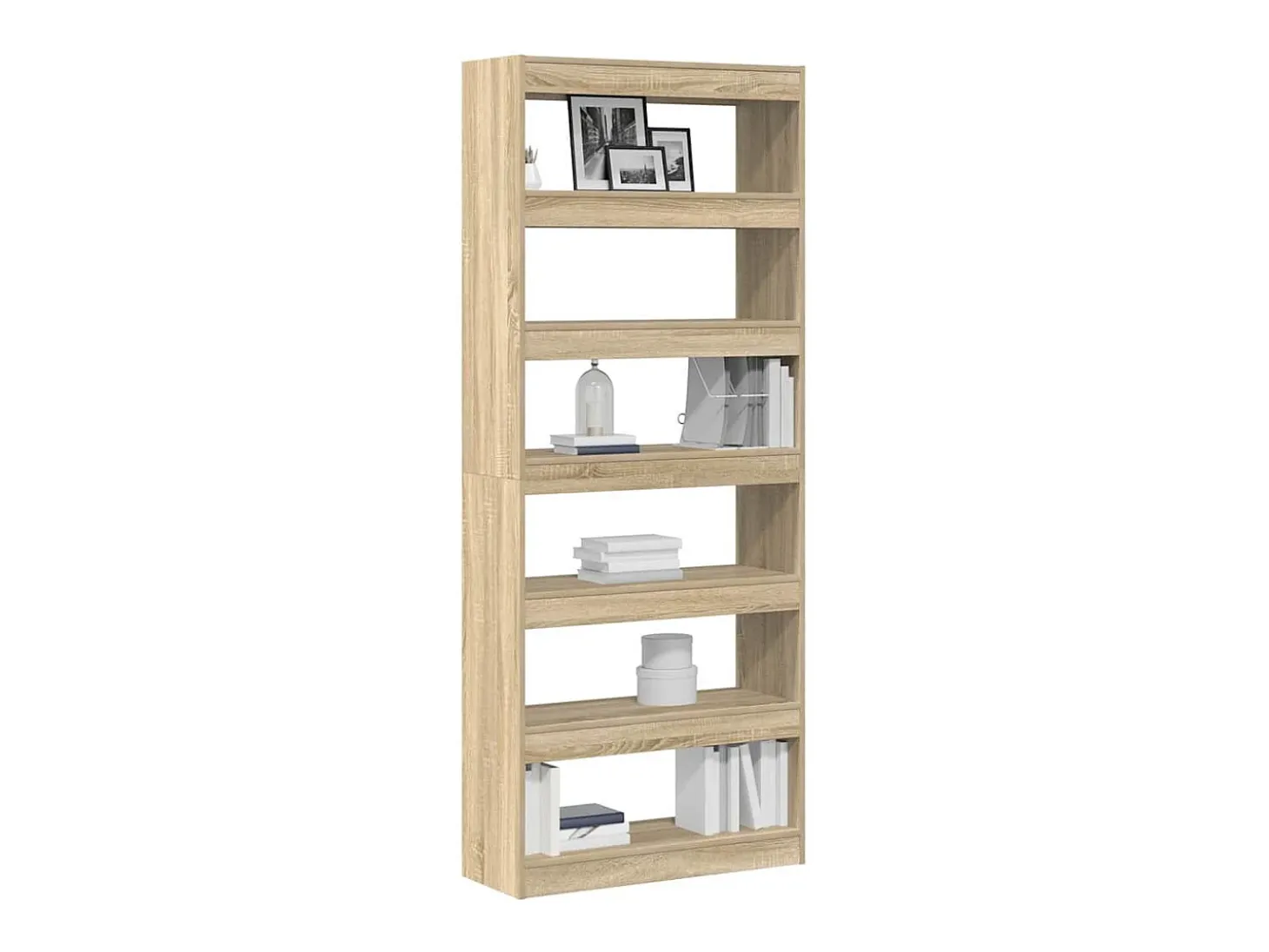 Estantería Roble Sonoma 80 x 30 x 198 cm Madera contrachapada