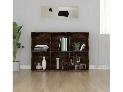 Estantería/Aparador contrachapada roble ahumado 66x30x98 cm