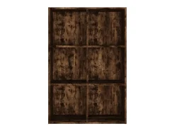 Estantería/Aparador contrachapada roble ahumado 66x30x98 cm