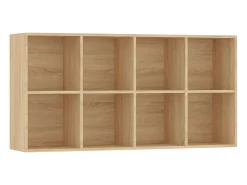 Estantería/Aparador madera contrachapada roble 66x30x97,8 cm