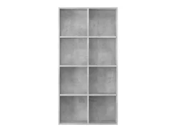 Estantería/Aparador madera contrachapada gris 66x30x130 cm
