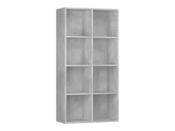 Estantería/Aparador madera contrachapada gris 66x30x130 cm