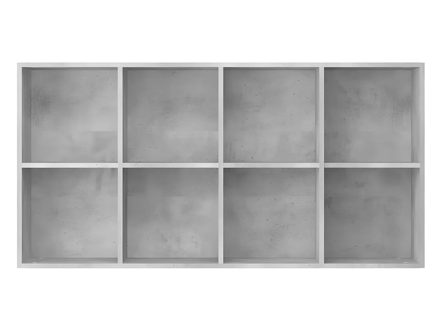 Estantería/Aparador madera contrachapada gris 66x30x130 cm