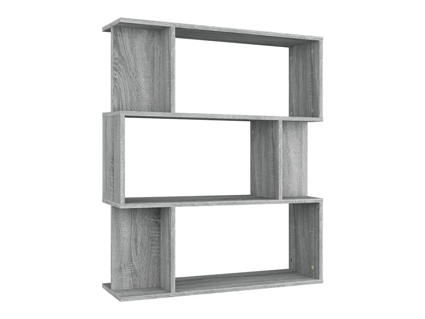 Estantería/Biombo madera contrachapada gris Sonoma 80x24x96 cm