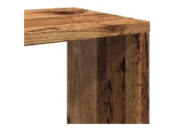 Estantería/divisor de espacios madera envejecida 80x24x186 cm