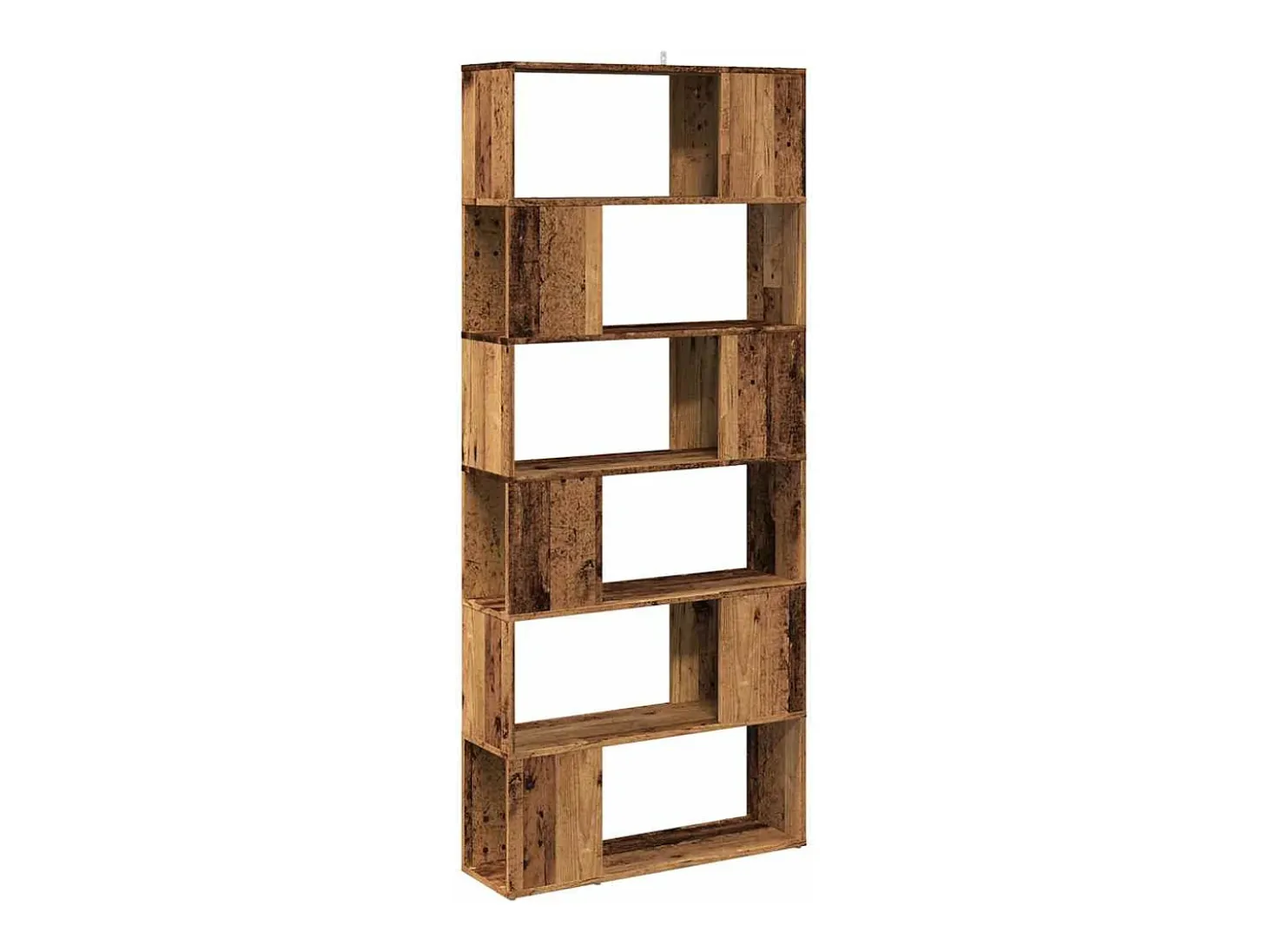 Estantería/divisor de espacios madera envejecida 80x24x186 cm