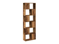 Estantería/divisor de espacios madera envejecida 60x24x186 cm