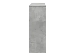 Estantería/divisor de espacios gris hormigón 100x33x94,5 cm