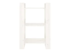 Estantería/divisor de espacios madera pino blanco 60x35x91 cm