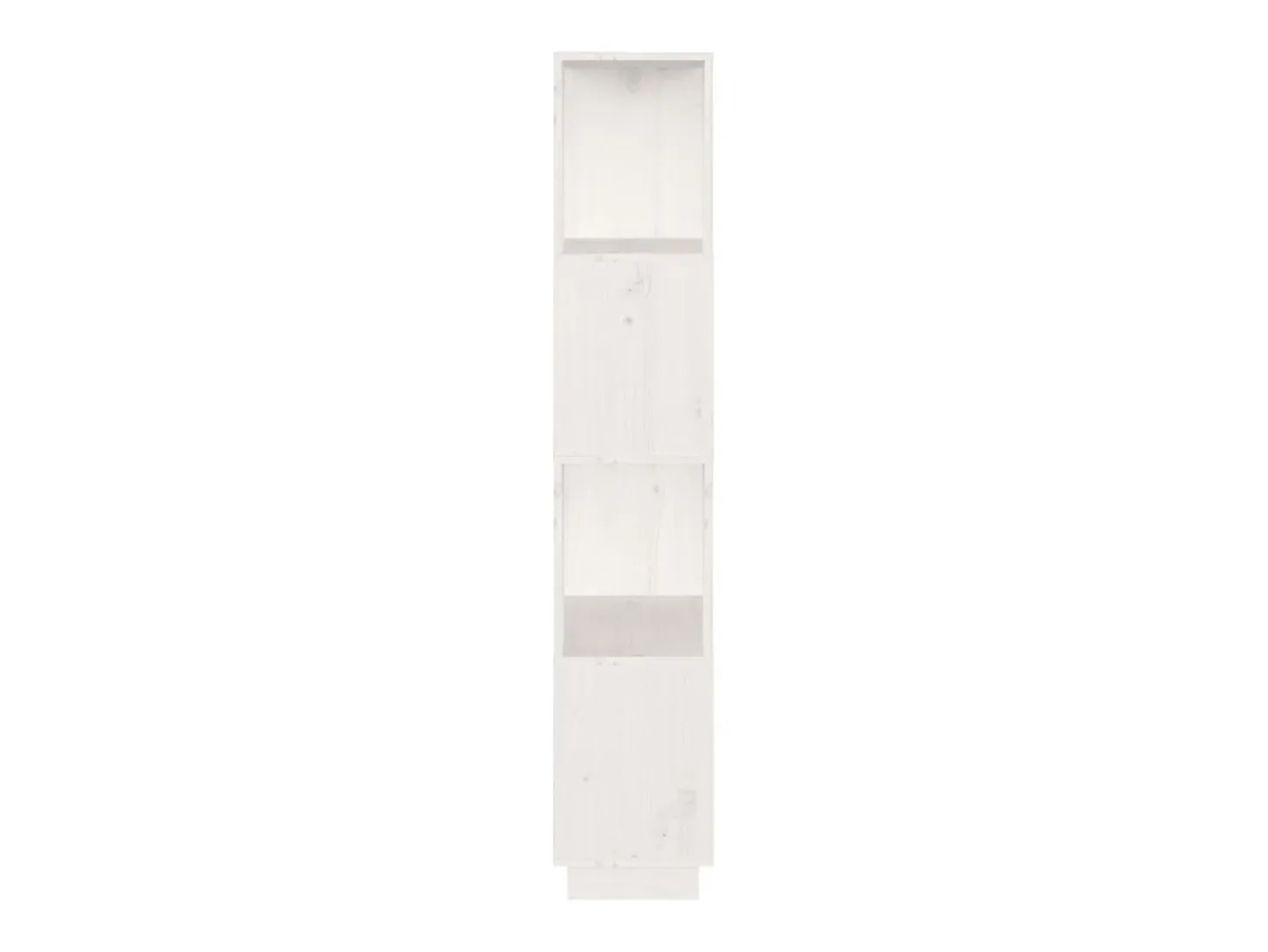 Estantería/divisor de espacios madera pino blanco 51x25x132 cm