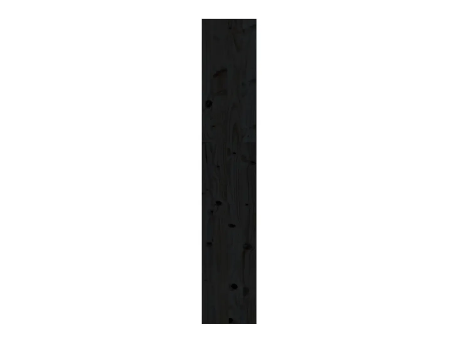 Estantería/divisor de espacios madera pino negro 80x30x167,4 cm