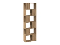 Estantería/divisor de espacios roble artisan 60x24x186 cm