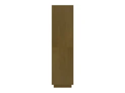 Estantería/divisor de espacios pino marrón miel 40x35x135 cm