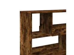 Estantería/divisor de espacios roble ahumado 100x33x94,5 cm