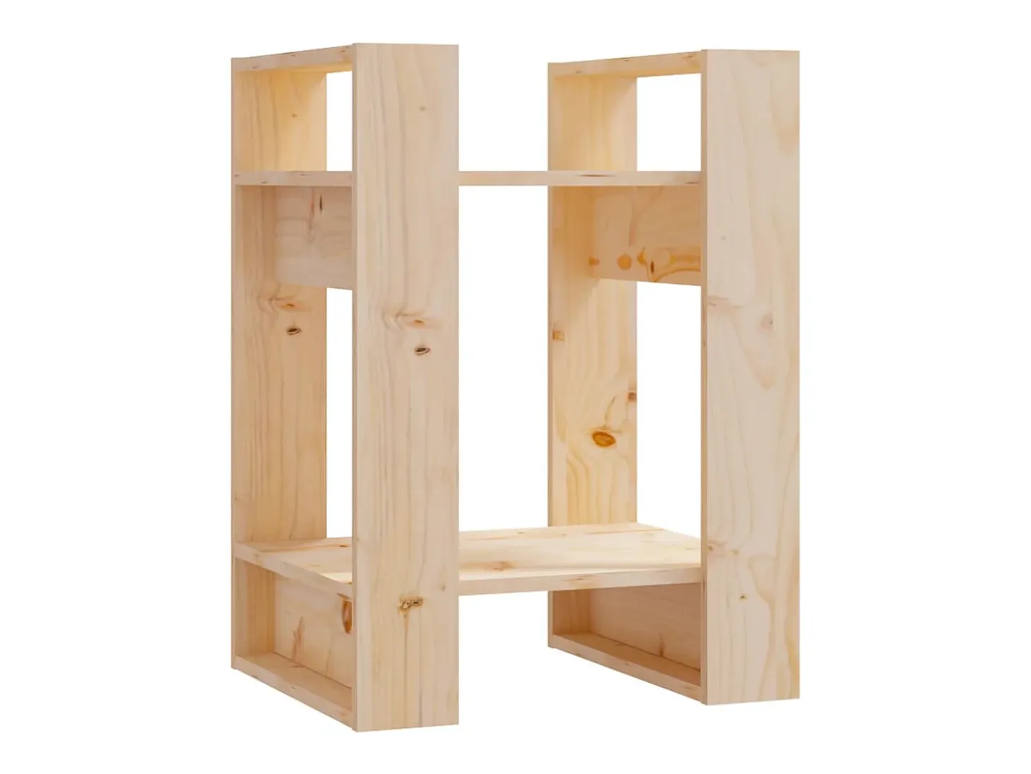 Estantería/divisor de espacios madera maciza pino 41x35x57 cm