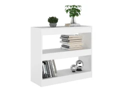 Estantería/divisor de espacios blanco 80x30x72 cm