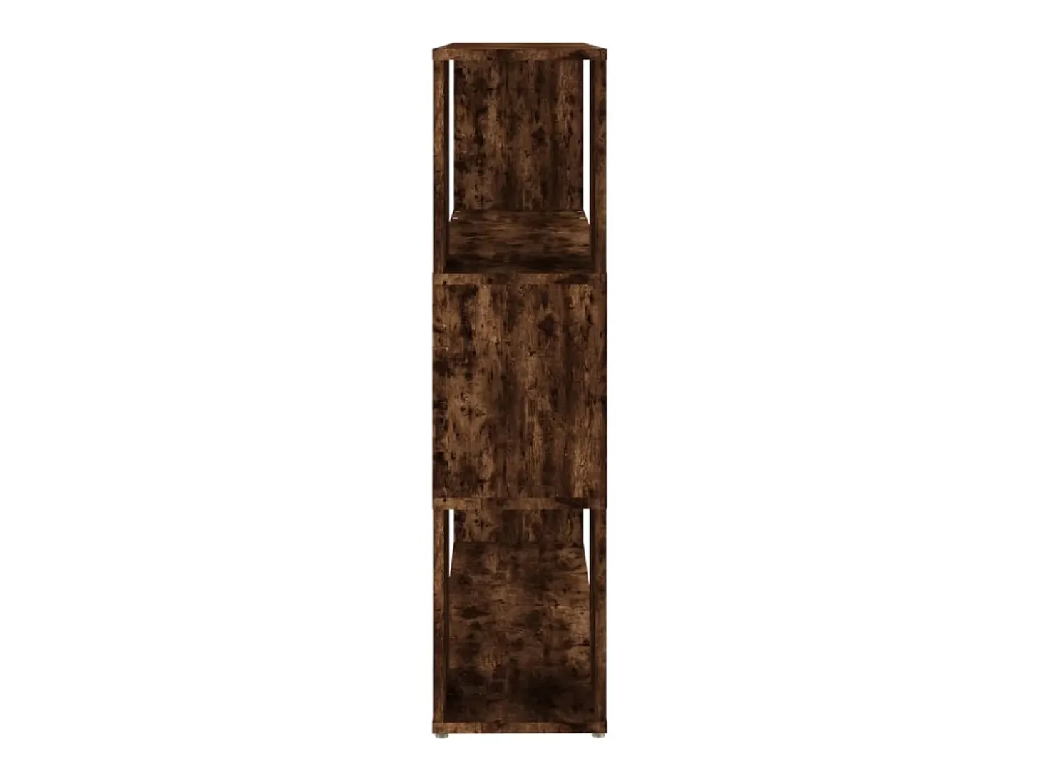 Estantería/divisor de espacios roble ahumado 100x24x94 cm