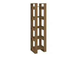 Estantería/divisor de espacios madera marrón miel 41x35x160 cm