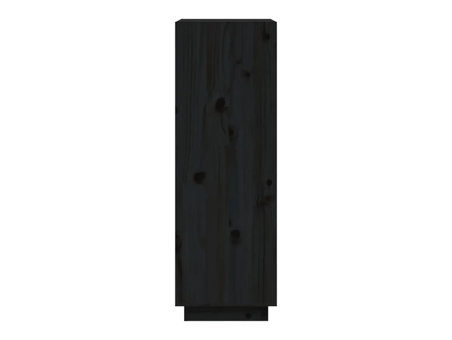 Estantería/divisor de espacios madera pino negro 60x35x103 cm
