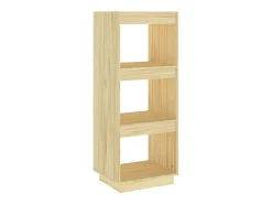 Estantería/divisor de espacios madera maciza pino 40x35x103 cm