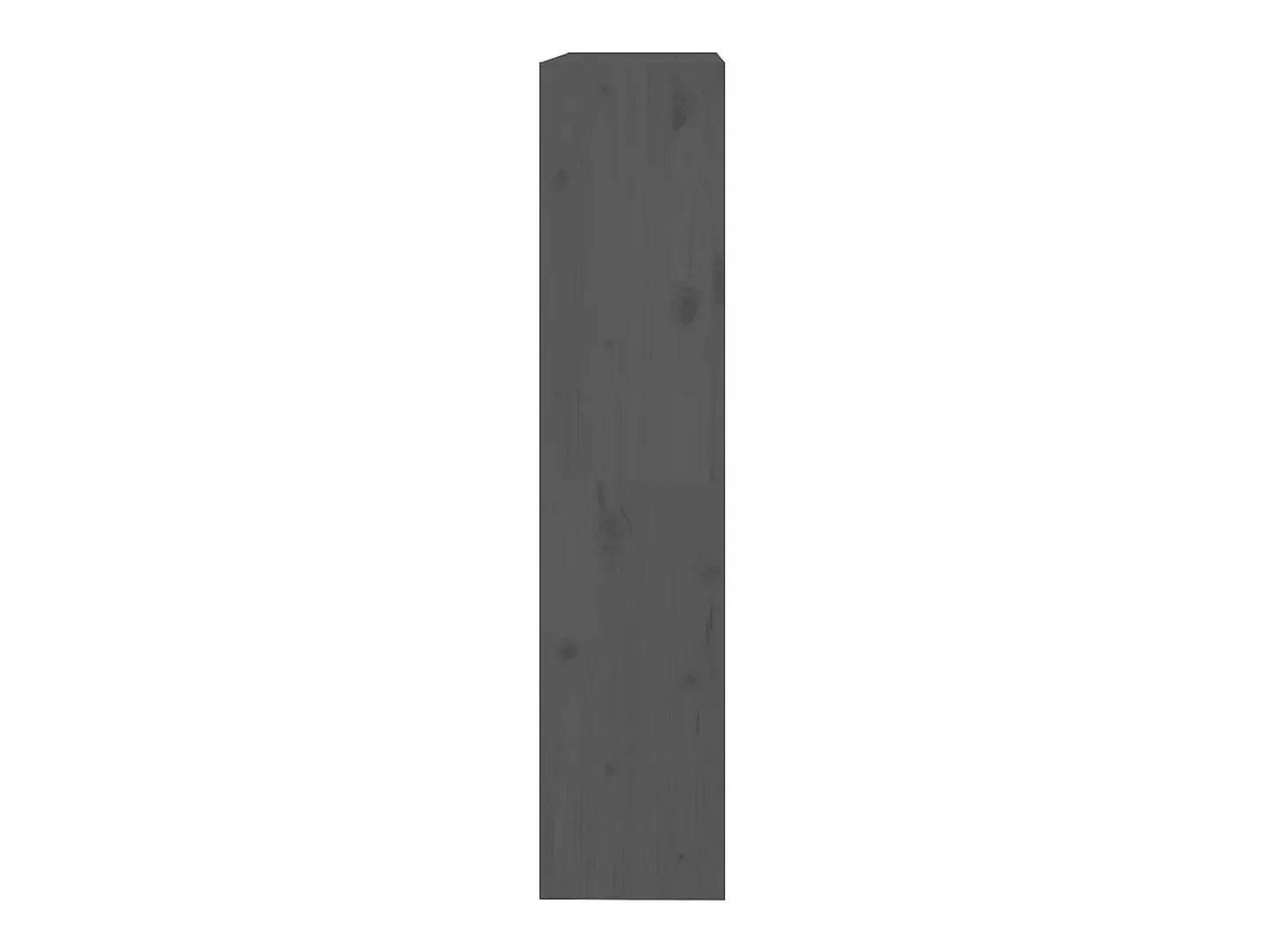 Estantería/divisor de espacios madera pino gris 80x30x135,5 cm