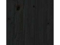 Estantería/divisor de espacios madera maciza negro 60x35x160 cm