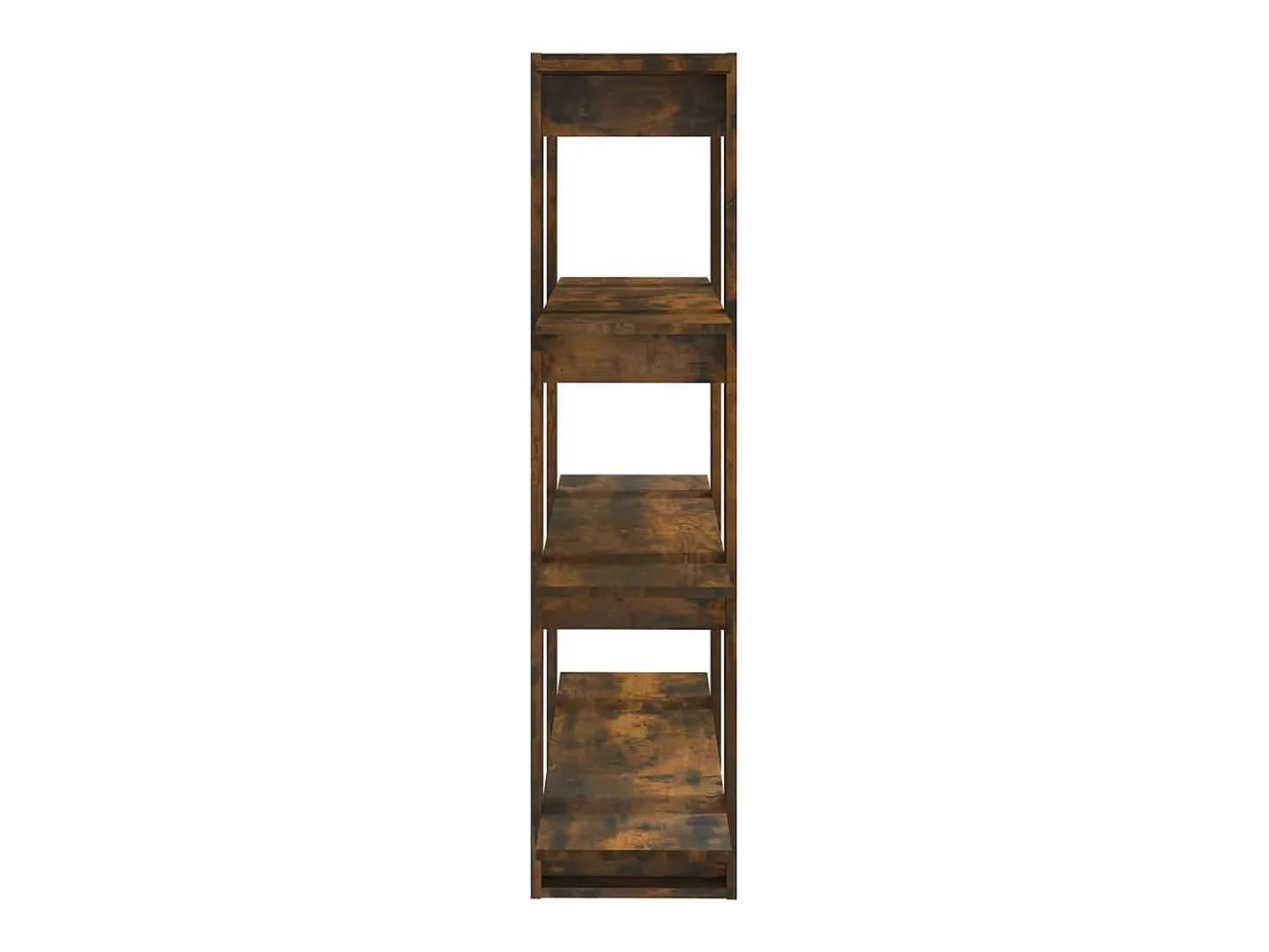 Estantería/divisor de espacios roble ahumado 100x30x123,5 cm