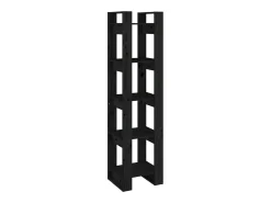 Estantería/divisor de espacios madera pino negro 41x35x160 cm