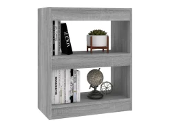 Estantería/divisor de espacios color gris Sonoma 60x30x72 cm