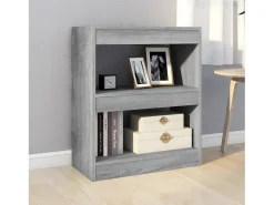 Estantería/divisor de espacios color gris Sonoma 60x30x72 cm