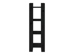 Estantería/divisor de espacios madera pino negro 41x35x125 cm