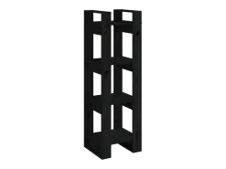 Estantería/divisor de espacios madera pino negro 41x35x125 cm