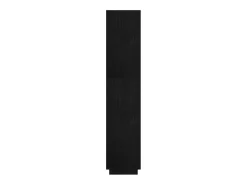 Estantería/divisor de espacios madera pino negro 60x35x167 cm