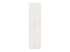 Estantería/divisor espacios madera pino blanco 80x35x135 cm