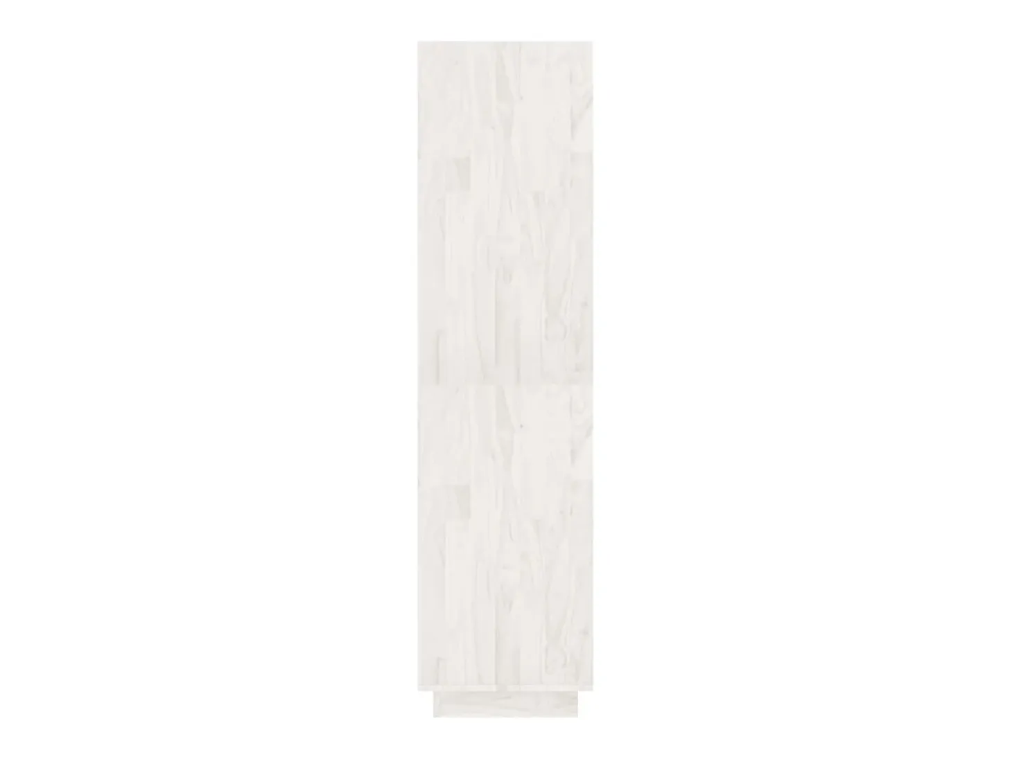 Estantería/divisor espacios madera pino blanco 80x35x135 cm