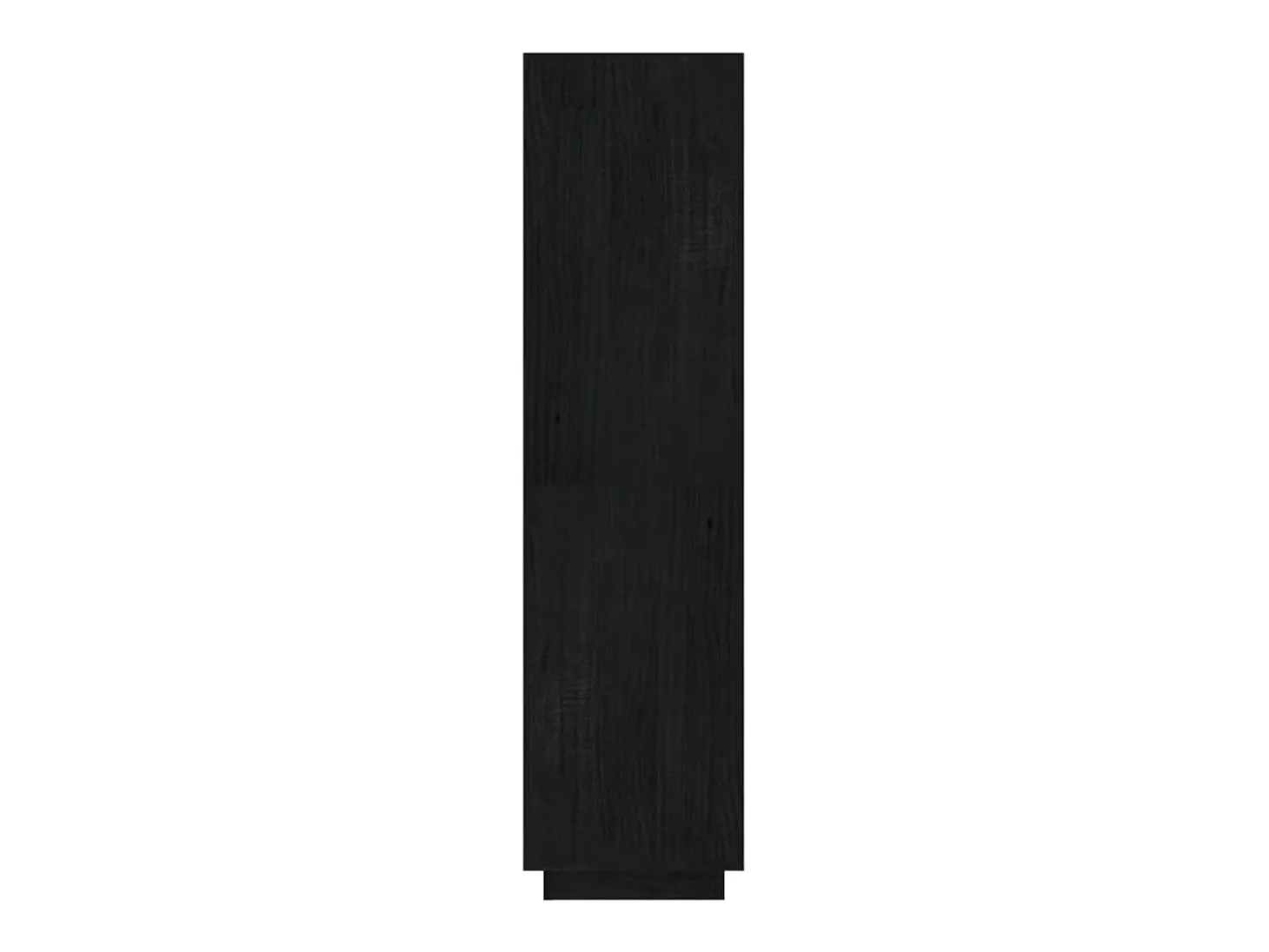 Estantería/divisor espacios madera de pino negro 40x35x135 cm
