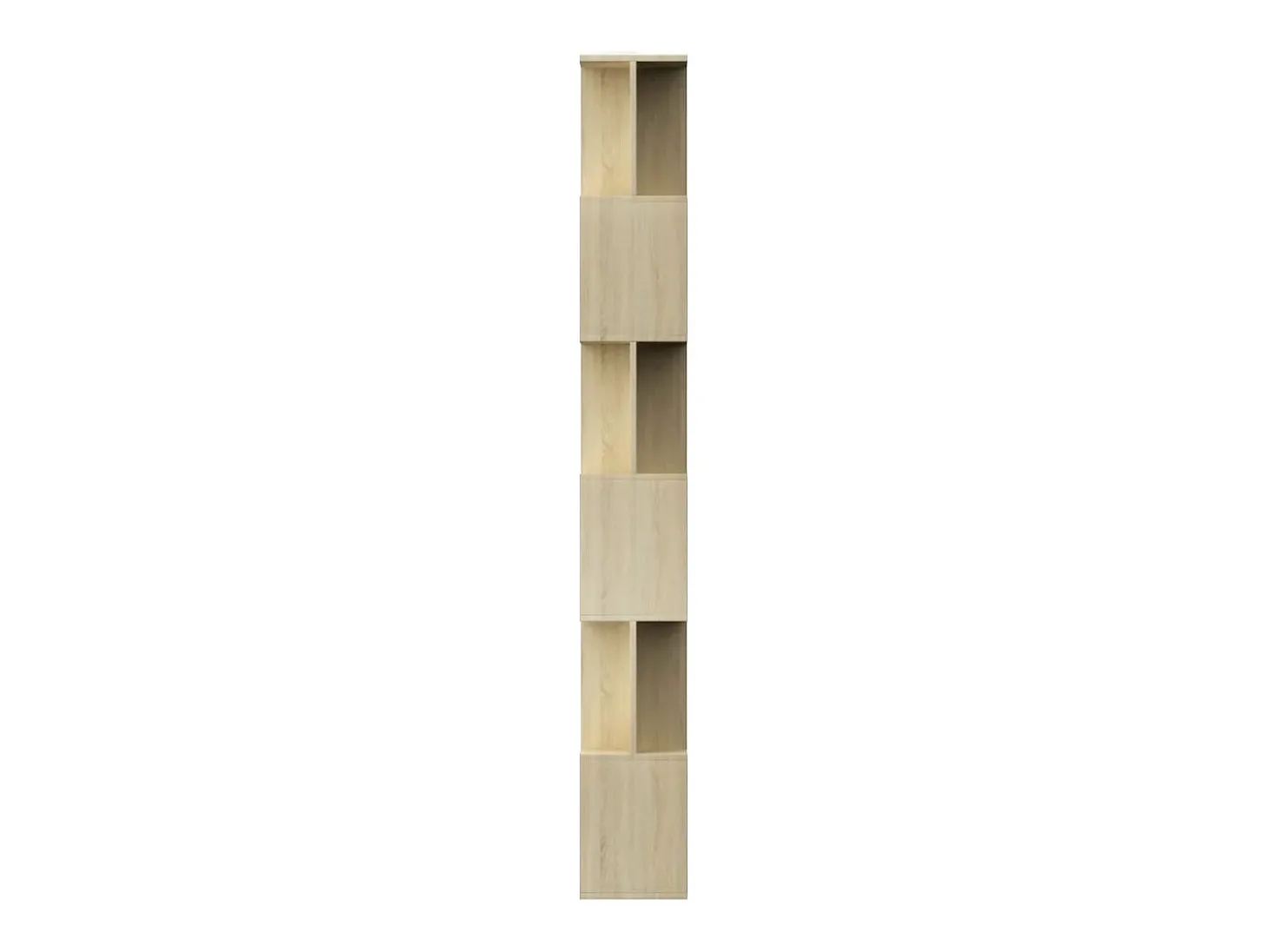 Estantería/divisor madera contrachapada color roble 80x24x192cm