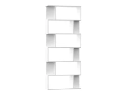 Estantería/divisor madera contrachapada blanco 80x24x192cm