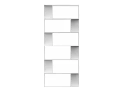 Estantería/divisor madera contrachapada blanco 80x24x192cm